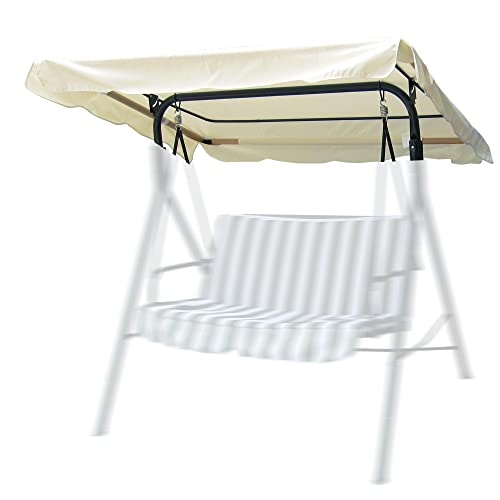 Yescom 76 38 x 44 18 Outdoor Swing Cover Replacement Canopy UV30 180gsm Top for Porch Patio Garden Pool Seat