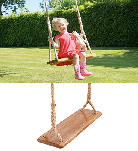 Tree Swing Seat Hanging Wooden Tree Swings for Children Kids GardenYard Indoor Elm Wood Durable Can Withstand 440IBKide Swings(15763IN)