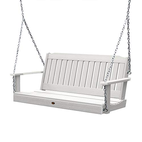 Highwood ADPORL1WHE Lehigh Porch Swing 5 Feet White