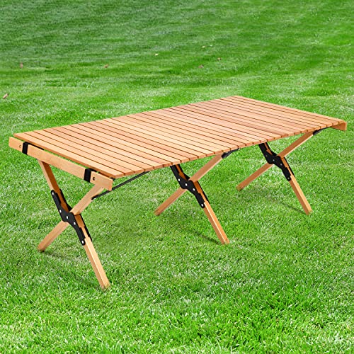 Low Picnic Table Balee Camping Table Portable Low Folding Table with Carry Bag for Picnic Camping Beach Patio Kitchen Travel