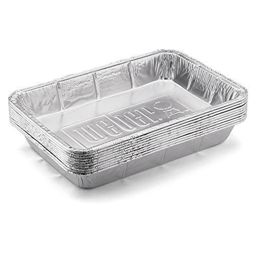 Weber Aluminum Drip Pans 75 x 5 In Set of 10