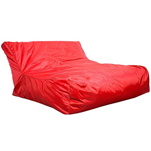 Ejoyous Bean Bag Cover for Swimming Pool Floating Bean Bag Sofa Cover Soft Waterproof Relaxing Lounge Chair for Indoor Outdoor Reading Relaxing(red)