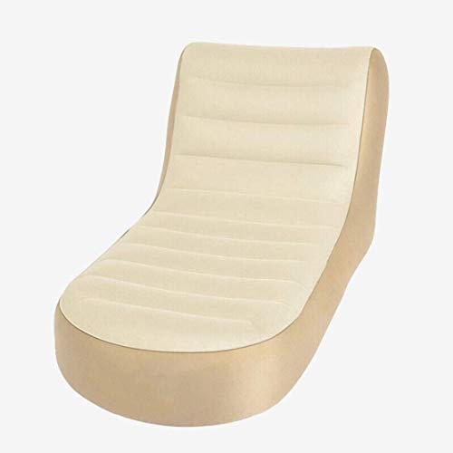 GJZM Bean Bag Chairs Single Inflatable Sofa Folding Chair Leisure Outdoor Chair Lazy Sofa Balcony Outdoor Leisure Air Bed 165 84 79CM158 84 78CM Sofa ChairB