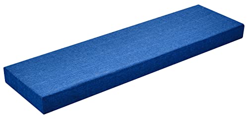 Custom Size Bench Cushion Bay Window Seat Cushion Thick Upholstery Foam Long Chair Cushion Sofa Pads OutdoorIndoor Patio Furniture ( Color  Blue  Size  Custom Size )