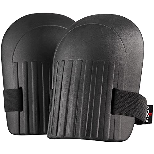 NoCry Home  Gardening Knee Pads  with Lightweight Waterproof EVA Foam Cushion Soft Inner Liner and Easy Fit with Adjustable HooknLoop Straps