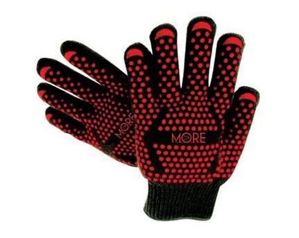 Original UltraPremium Extreme Heat Resistant Gloves EN407 Grill Master Grade Cooking Gloves Great for BBQ Fireplace Use Grilling Cooking Baking Smoking Potholder and Oven Gloves by More