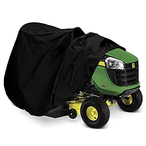 Indeedbuy Riding Lawn Mower Cover Waterproof Tractor Cover Fits Decks up to 54Heavy Duty 420D Polyester Oxford Durable UV Water Resistant Covers for Your Rider Garden Tractor 72L x 54W x 46H