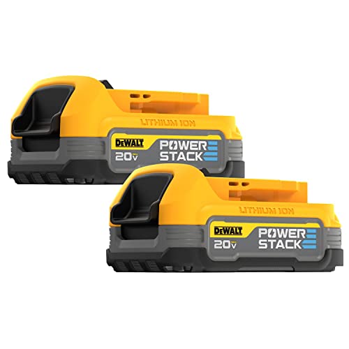 DEWALT 20V MAX POWERSTACK Compact Battery 2 Pack (DCBP0342)