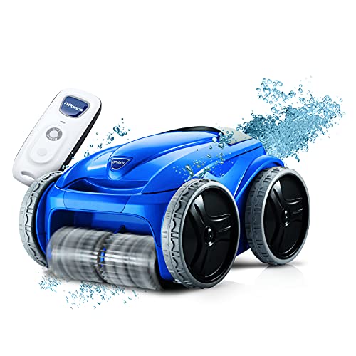 Polaris 9550 Sport Robotic Pool Cleaner Automatic Vacuum for InGround Pools up to 60ft 70ft Swivel Cable Remote Control Wall Climbing Vac w Strong Suction  Easy Access Debris Canister