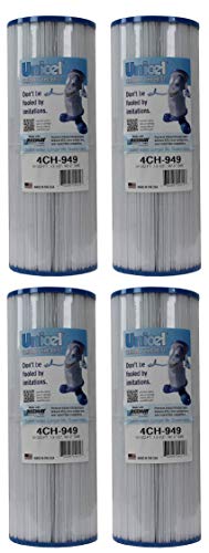 4) New Unicel 4CH949 Pool Spa Waterway Replacement Filter Cartridges 50 Sq Ft