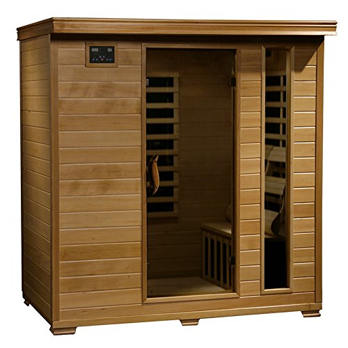 Radiant Saunas BSA2418 4Person Hemlock Infrared Sauna