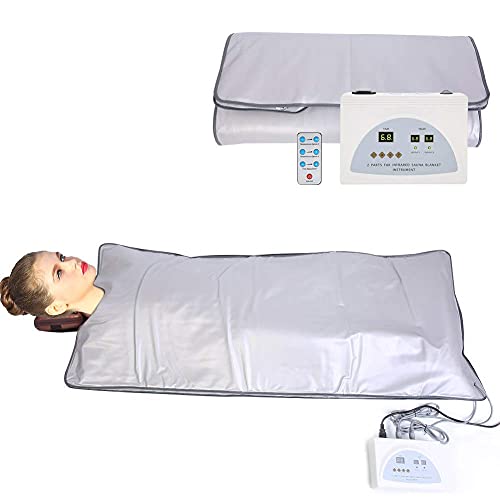 Zerodis Digital FarInfrared Heat Sauna Blanket Reduce Weight Thin Body Detox Therapy Machine Fitness for Salon Spa Leisure Chambers Home