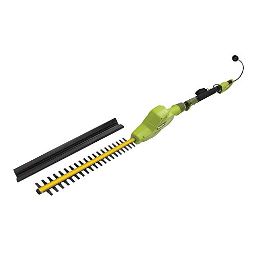 Sun Joe SJH902E 21in 4Amp MultiAngle Electric Telescoping Pole Hedge Trimmer