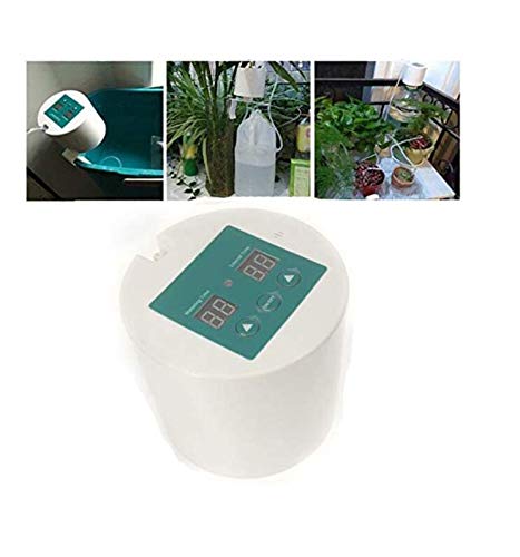 Cheapar Automatic Irrigation Kit Self Watering System with Electronic Water Timer 10m Tube Automatic Drip Watering System for Gardens Balconies Hanging Baskets Indoor Outdoor Potted Plants