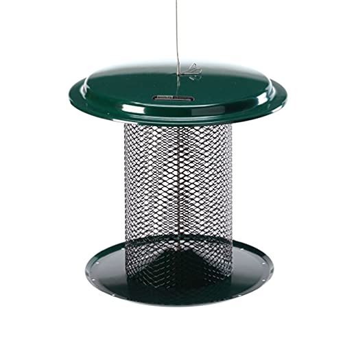 Birds Choice XCD72 Magnet Mesh Sunflower Feeder Steel Sunflower Feeder w Hanging Cable 5 Quarts Green