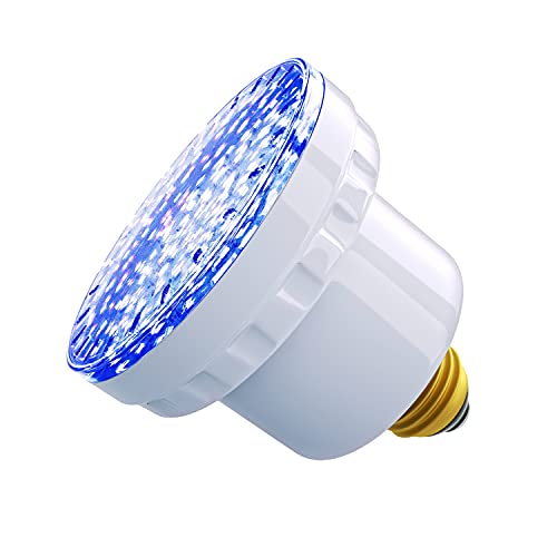 LAMPAOUS LED SPA Bulb 15 Watt E26 LED Pool Bulb 5 Color Show and 7 Solid Colors LED Hot Tub Replacement Bulb inground Lights Fixture 120VAC Input