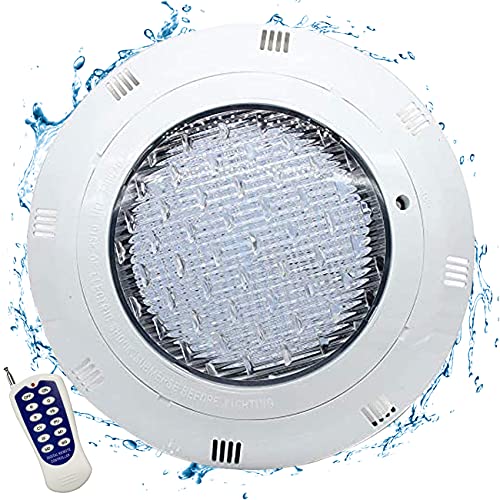 JONASC 12V 45W Pool Light Underwater Color Changing LED Lights RGB IP68 Inground Swimming Pool Light with Remote