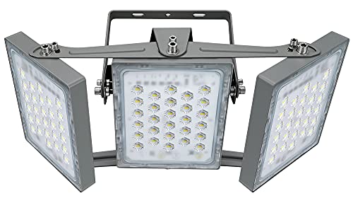 STASUN LED Flood Light 150W 13500lm Super Bright Outdoor Security Lights with Wider Lighting Angle 5000K Daylight IP65 Waterproof Outside Yard Court Stadium Parking Lot Lighting Fixture