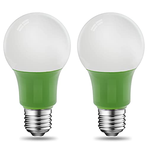 Energetic LED Grow Light Bulbs for Indoor Plants 8W 2200K A19 Grow Bulb 60 Watt Equivalent Full Spectrum Grow Light Bulb 800lm E26 Base UL Listed，2Pack