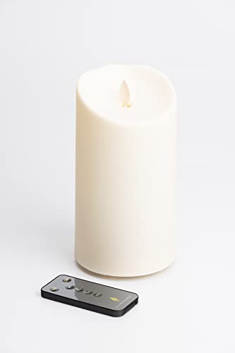 Luminara 7 Tall Outdoor Flameless Candle with Soft Touch Coating