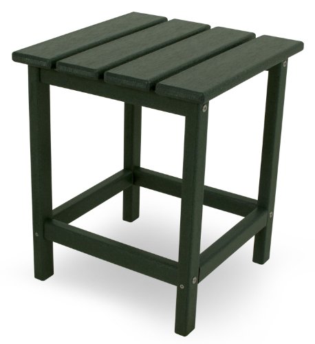 POLYWOOD ECT18GR Long Island 18 Side Table Green