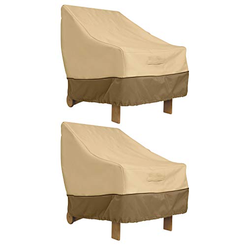 Classic Accessories Veranda WaterResistant 315 Inch Adirondack Chair Cover 2 Pack