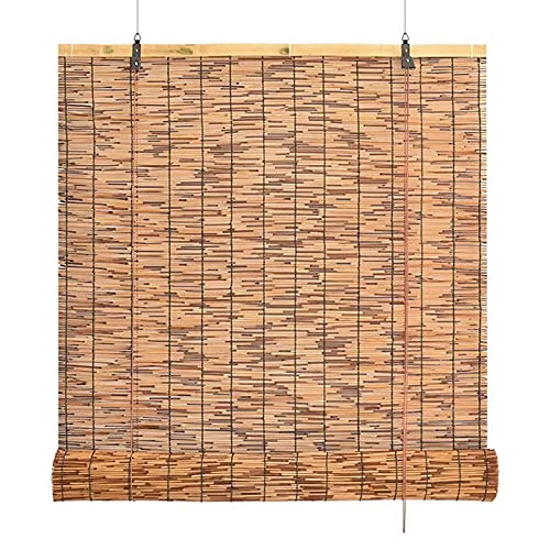 TiaNYu Reed Privacy Screen Outdoor Patio Bamboo Patio Shades Roll Up Outdoor Weatherproof Patio Blinds for Porch(Size40x60cm16x24in)