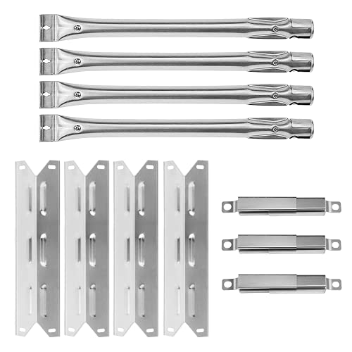 Hisencn Grill Parts Kit Compatible with Kenmore 14634611410 14623678310 14610016510 14616197210 14616132110 14634461410 14616142210 14623679310 Grill Burner Heat Plate Crossover