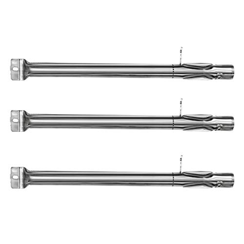 Hongso SBF231 (3Pack) Universal BBQ Gas Grill Replacement Stainless Steel Pipe Tube Burner for BBQ Pro Kenmore Sears K Mart Part Members Mark Part Outdoor Gourmet Lowes Model Grills 15 38