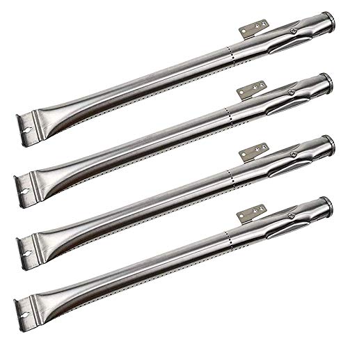 BBQElement Stainless Steel Grill Burner Tubes Replacement for Nexgrill 7200830H 7200783E 7200864 Gas Grill Pipe Burners for Kenmore Kitchen Aid Nexgrill 7200830A Gas Grill(4 Pack)