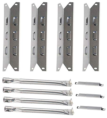 Wondjiont Stainless Steel Grill Burners Heat PlatesCarry Over Tubes Replacement for Select BBQpro 1462367631 KenmoreKenmore Continued Gas Grills Mode