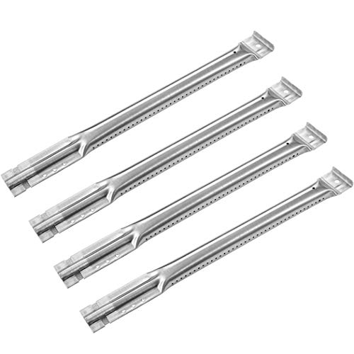 YIHAM KB890 Gas Grill Replacement Parts Tube Burner for Charbroil Kenmore Members Mark 7200691A Duro 7403003BI Kirkland 7200439 Master Chef Nexgrill 14 38 inch Set of 4