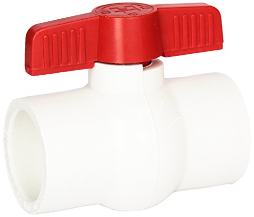Hayward QVC1015SSEW 112Inch White QVC Series Compact Ball Valve with Socket End Connection