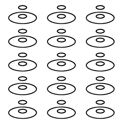 Ponwec 15 Set Valves ORing Kit Fit Jandy NeverLubePentair Valve Replacement Parts for 112 to 212 Fittings 1132113251016200 and R0487100192039 ORing Valve Rebuild Kit for Jandy (15 Set)