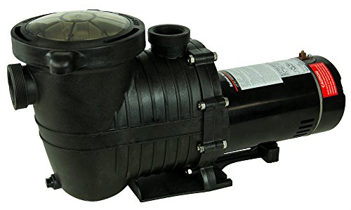 Rx Clear Mighty Niagara Pump for InGround Swimming Pools  Single Speed 2 HP Pump  Electrical Hookup 115 Volt or 230 Volt 230 Volt Set at Mfg  714 Amps  1 ½ Plumbing Connections