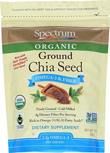 Spectrum Essentials Organic Ground Chia Seed 10 Oz