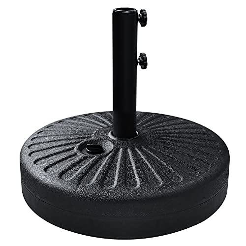 EliteShade Umbrella Base Water  Sand Filled Stand Market Patio Outdoor Heavy Duty Umbrella Holder(Black)