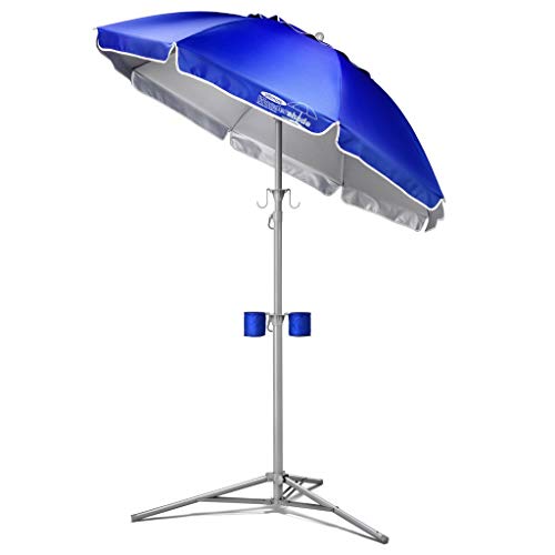 Wondershade Ultimate Portable Sun Shade Umbrella Lightweight Adjustable Instant Sun Protection  Blue