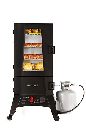 Masterbuilt MB20051316 Propane Smoker with Thermostat Control 40 inch Black
