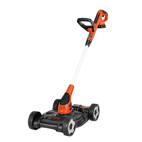BLACKDECKER 3in1 Lawn Mower String Trimmer and Edger 12Inch Cordless (MTC220)