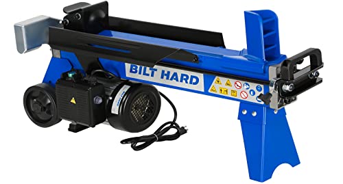 BILT HARD Electric Log Splitter 65 Ton 15Amp Power Wood Splitter with Hydraulic Ram Horizontal Electric Wood Splitter for Firewood Splitting Forestry