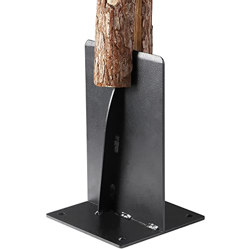 Lensun Firewood Splitter Heavy Duty Manual Kindling Splitter for Wood Stove Fireplace and Fire Pits Portable Mountable RustProof Wood Log Splitter Complete with Sharpening File
