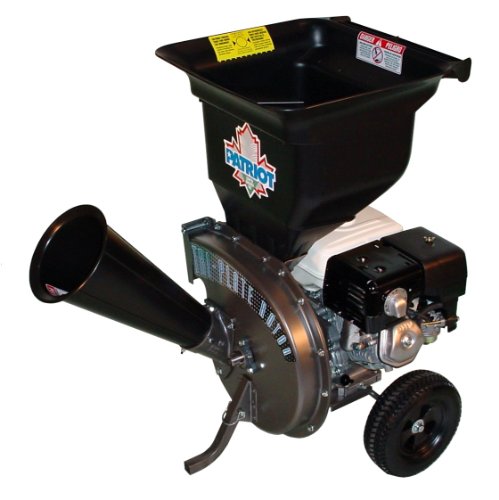 Patriot Products CSV3090H 9 HP OHV Honda GX GasPowered Wood ChipperLeaf Shredder