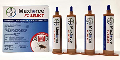 Maxforce FC Select Professional Roach Killer Bait Gel  1 Box (4 X 30 Gr)