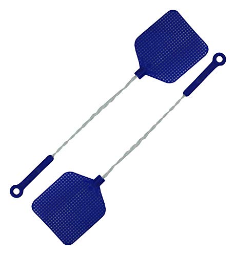 OSKAL Fly Swatter with Wire Handles 2 Pack Assorted Colors