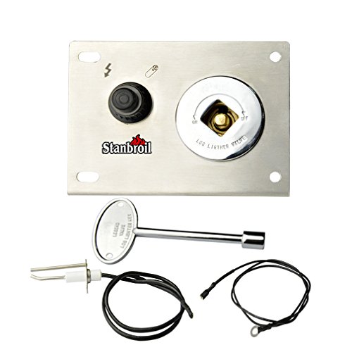 Stanbroil Fire Pit Gas Burner Spark Ignition Kit  Including Push Button Igniter Gas ShutOff Valve with Key