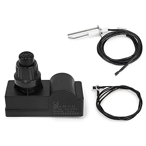 Stanbroil Fire Pit Push Button Ignition Kit with 2 Outlet and Ground Wire for Fire Pit Gas Burner System AAA Battery