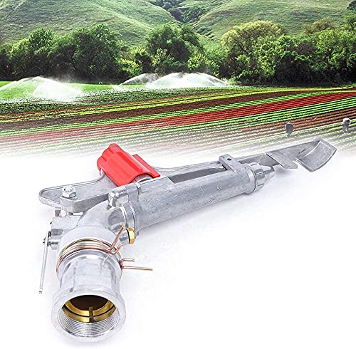 LiFuJunDong Agriculture Irrigation Spray Gun Sprinkler LargeArea 360° Adjustable Watering (2 Update)