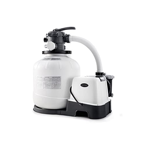 Intex 26679EG Krystal Clear 2150 GPH Pump  Saltwater Sand Filter Saltwater System WhiteBlack