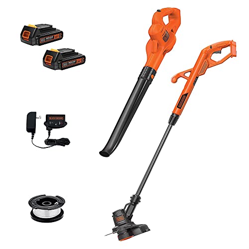 BLACKDECKER 20V MAX POWERCONNECT 10 in 2in1 Cordless String TrimmerEdger  Sweeper Combo Kit (LCC222)